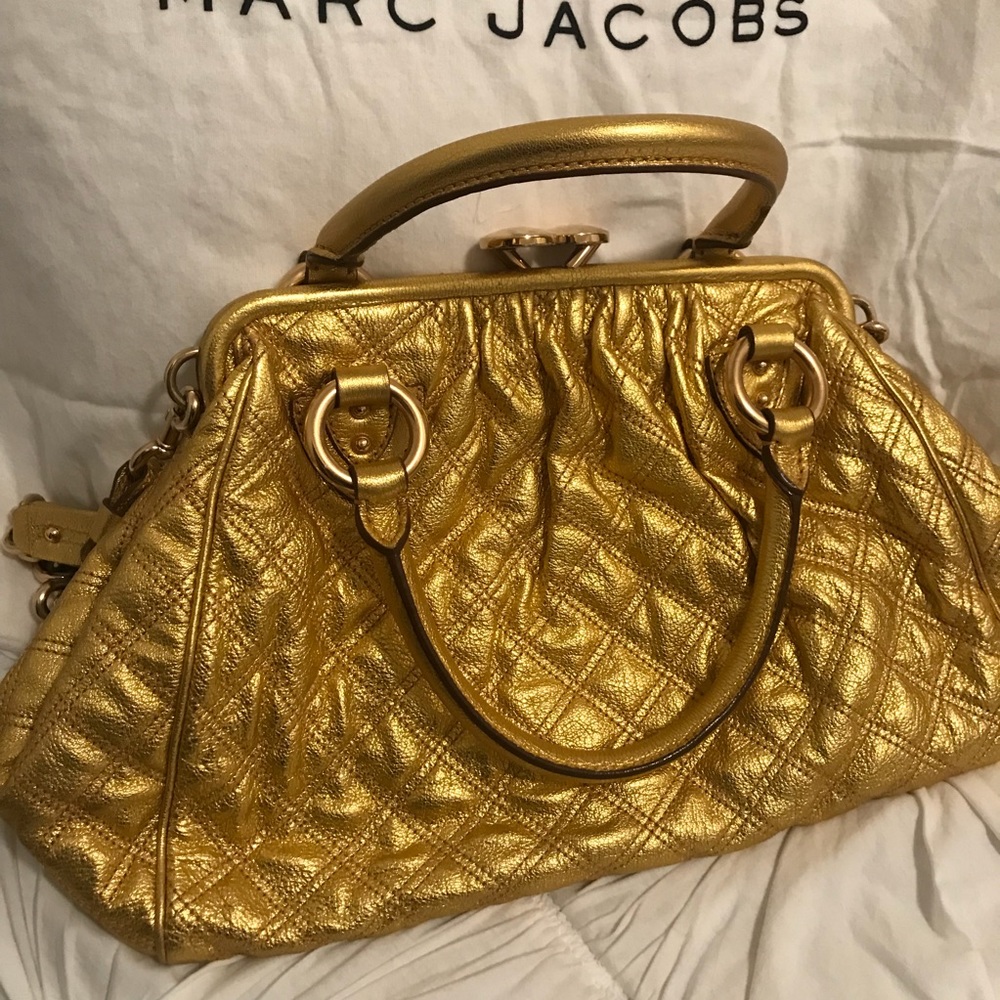 Marc Jacobs Bright Gold Stam Bag